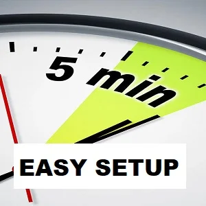 5 Minute Easy Setup